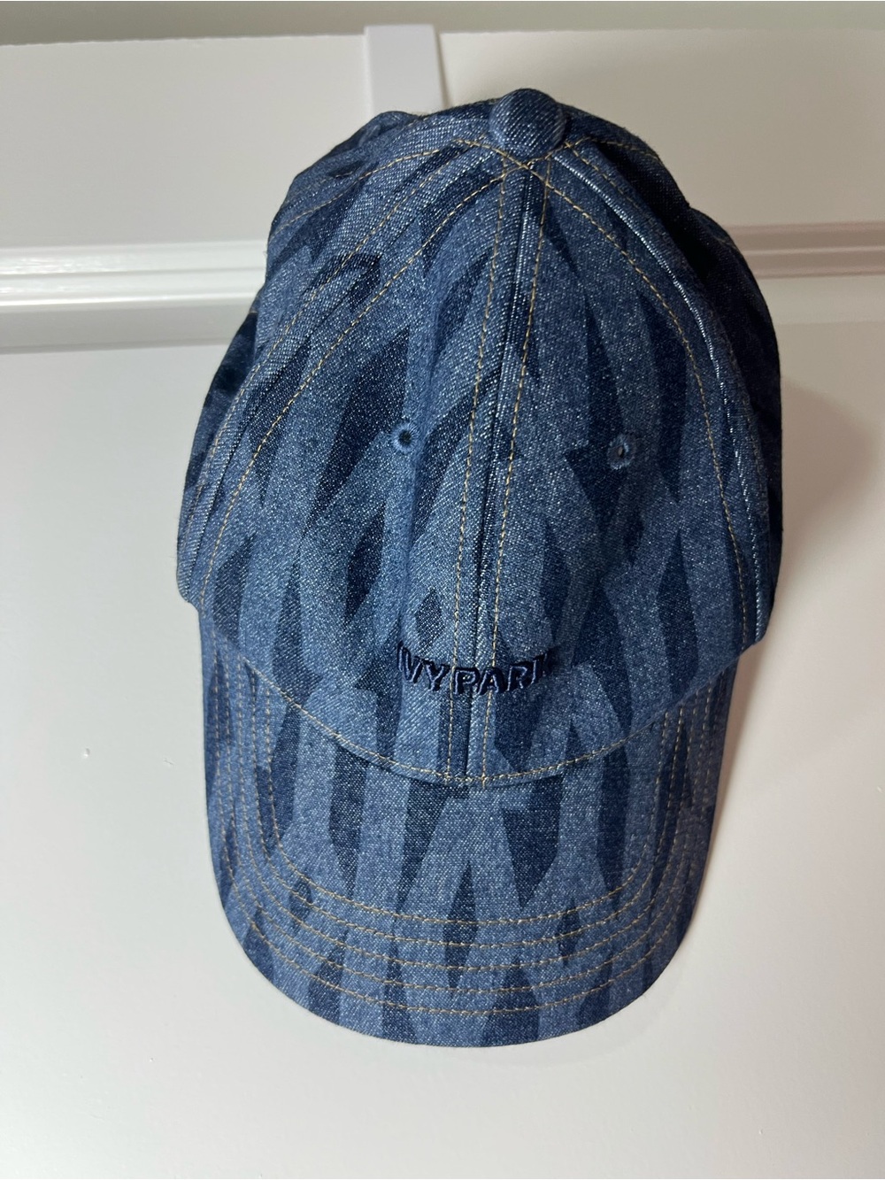 [IVY PARK Adidas] Denim Logo Cap - Blue Pattern - Picture 2 of 5
